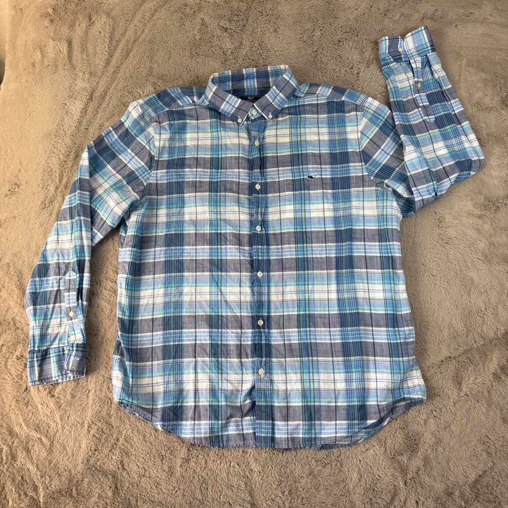 Vineyard Vines Classic‎ Fit Tucker Shirt Plaid Button Down XL